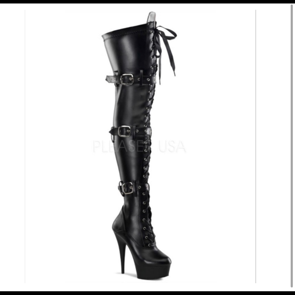 Pleaser thigh high boots